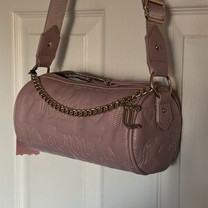 Juicy Couture Pink Puff Roll Crossbody Bag